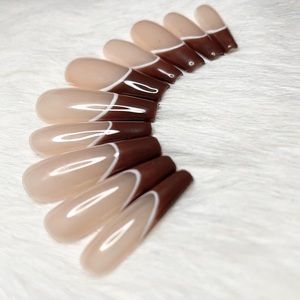 French tip 20pc press on nails